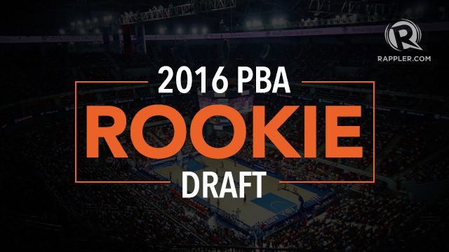 LIST: 2016 Regular PBA Rookie Draft applicants
