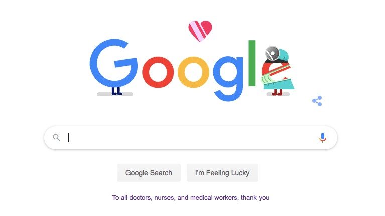LOOK: Google Doodle series thanking coronavirus frontliners