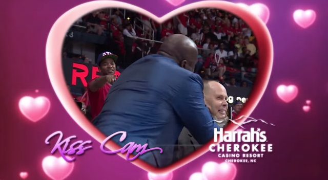 WATCH: Shaq Attack hits Ernie Johnson on Kiss Cam