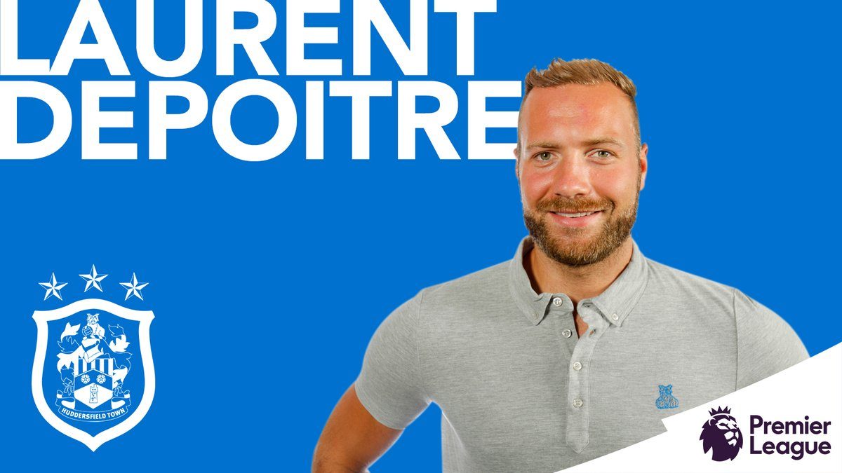 Laurent Depoitre jadi pemain baru pertama Huddersfield Town setelah promosi ke Liga Primer. Foto dari Twitter/htafcdotcom 