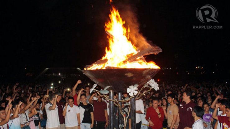 For UP, the bonfire signals an end and a beginning
