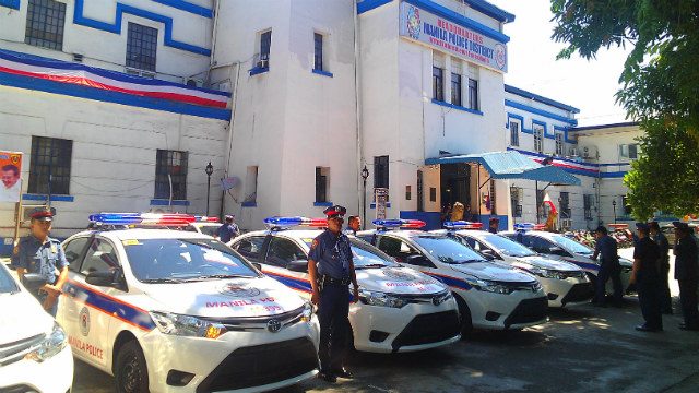 Manila cops get 15 new patrol cars