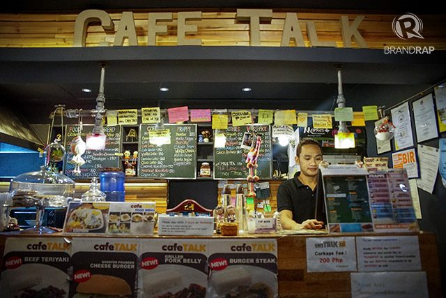 Aside from drinks, Cafe Talk also offers savory meals 