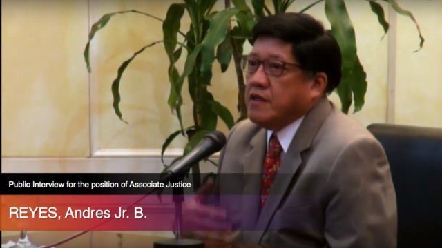Duterte appoints Andy Reyes as Supreme Court justice