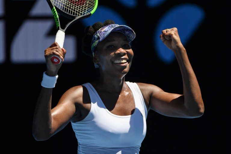 Ageless Venus Williams makes 37th Grand Slam quarter-final