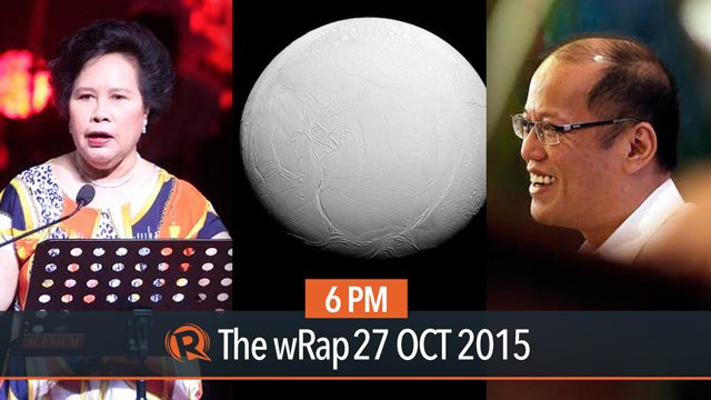 Aquino on US warship, Santiago-Marcos 2016, Saturn fly-by | 6PM wRap