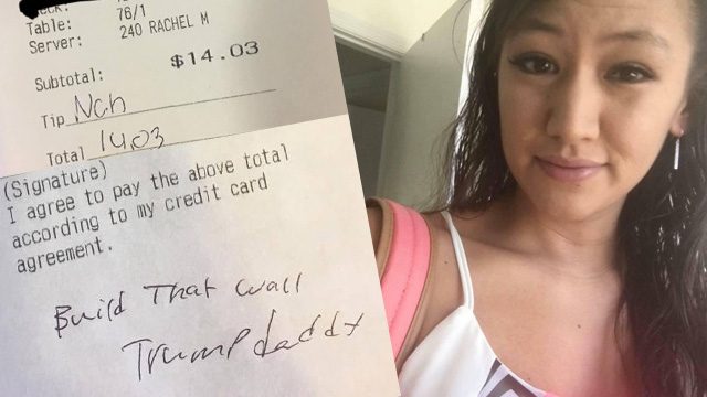 Filipina waitress in U.S. shares first racist encounter
