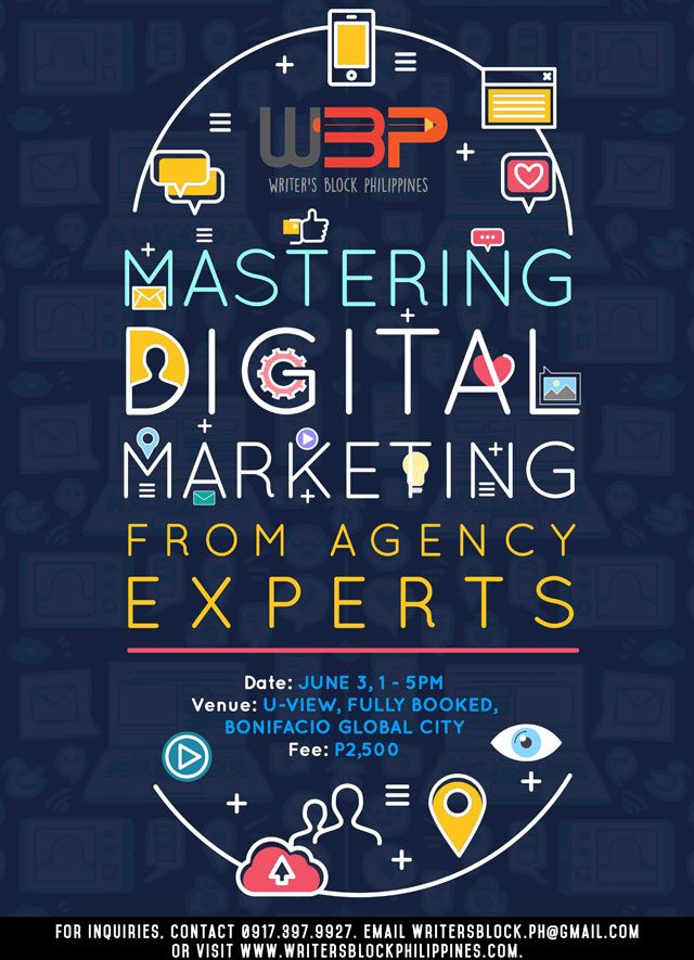 Writer’s Block PH invites you to ‘Discover Trade Secrets from Digital Experts’