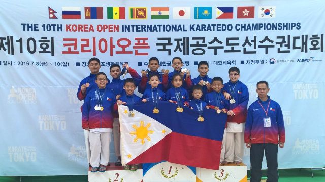 PH karate team nabs 6 golds in Korea Open