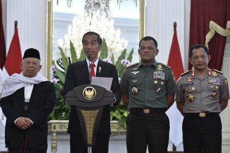 Presiden Jokowi: Tindak tegas pengancam persatuan