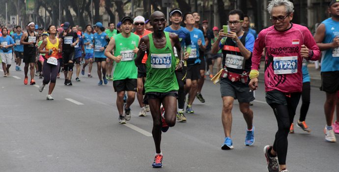 Pelari Kenya juara Jakarta Marathon 2016