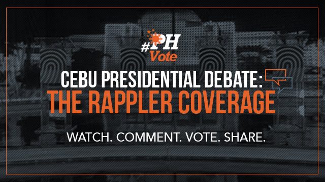Cebu presidential debate: The Rappler coverage