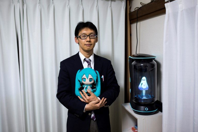 What he did for love? Japanese man ‘marries’ a hologram