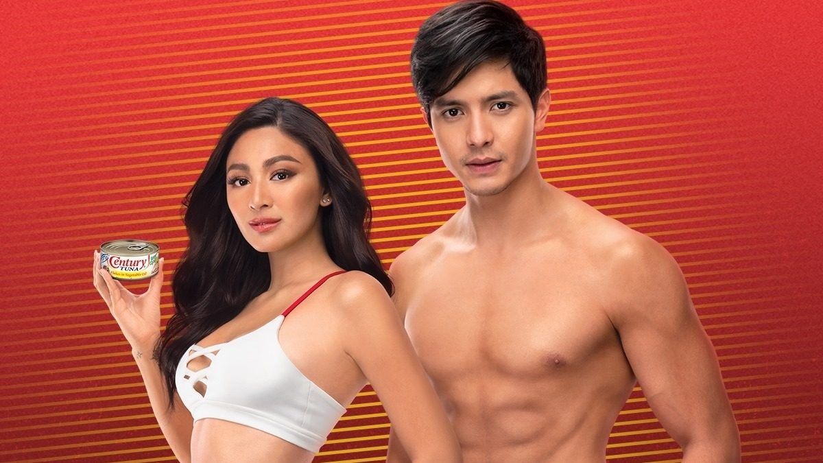 Alden Richards and Nadine Lustre are the new Century Tuna Superbods
