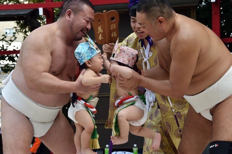 Having a bawl: Japan’s sumo wrestlers grapple with cry-babies