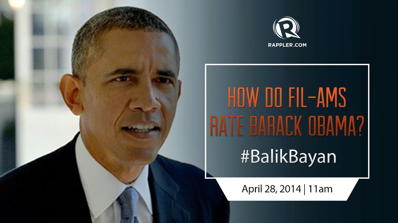#ObamaInPH: How do Fil-Ams rate Barack Obama?