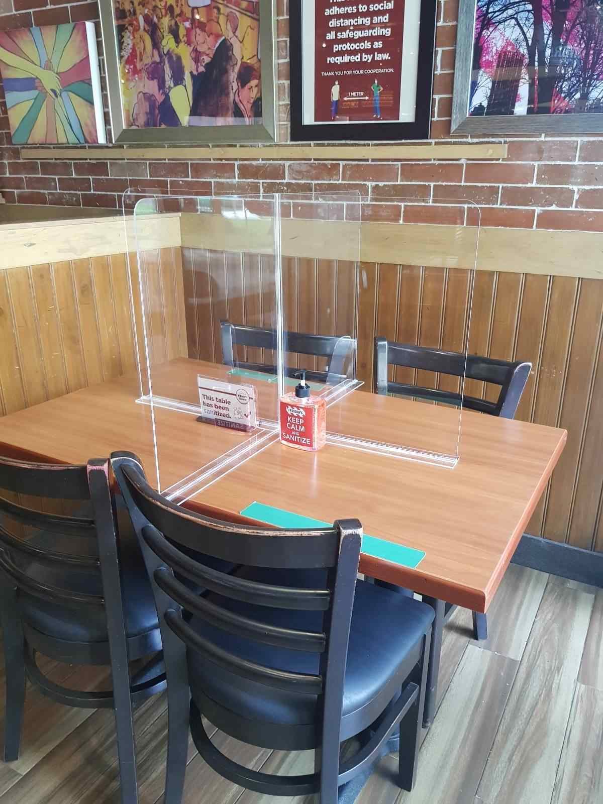 DIVIDER. TGIFridays reopens for dine-in with new systems in tow. Photo courtesy of The Bistro Group 