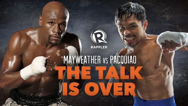 Mayweather vs Pacquiao: The talk is over