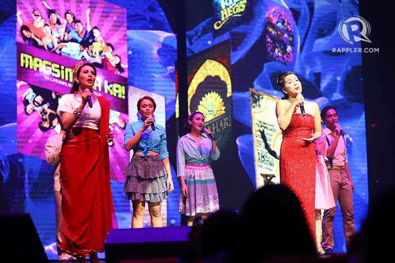 FILIPINO MUSICALS. Karylle and Isay Alvarez pay tribute to Filipino musicals