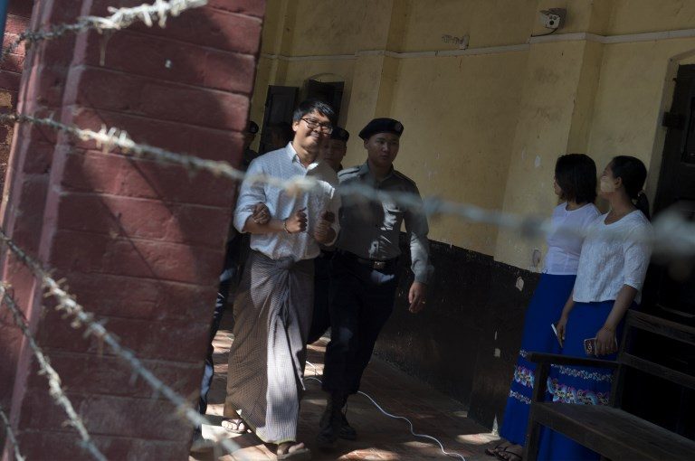Reuters says Myanmar held journalists for probing Rohingya massacre