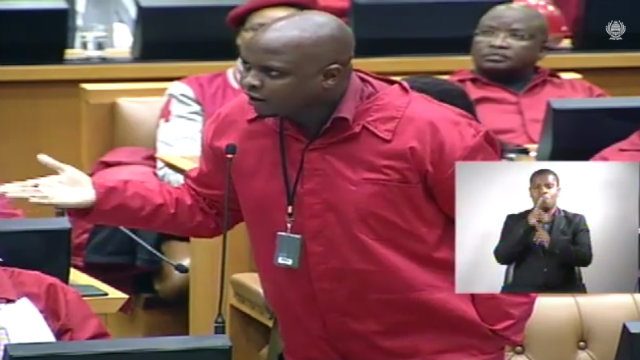 S.Africa parliament collapses in chaos as president grilled