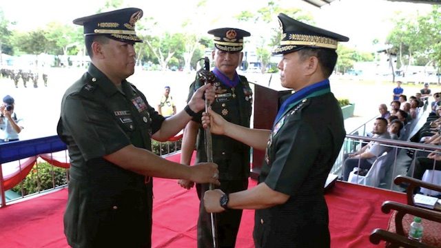 Major General Benjamin Madrigal assumes as commander of the South Luzon Command (Solcom) 