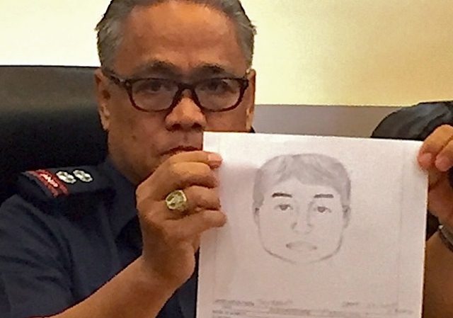 SUSPECT. In this file photo, authorities release a cartographic sketch of one of the suspects in the Samal Island abduction on September 23, 2015. Photo by Editha Caduaya/Rappler 