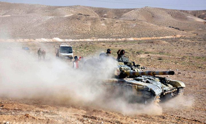 Syria army seizes town north of Palmyra – state TV