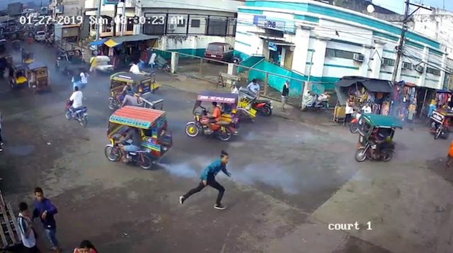WATCH: Outside Jolo Cathedral during the bombing