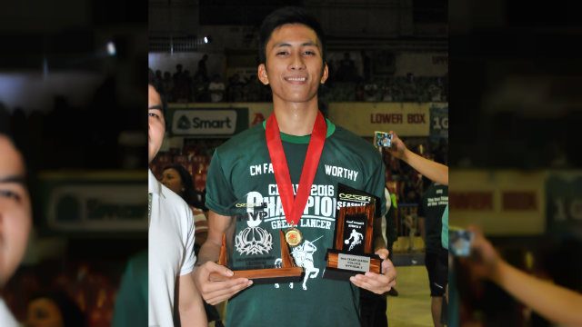 Rey Suerte’s journey from playing sepak takraw to CESAFI MVP