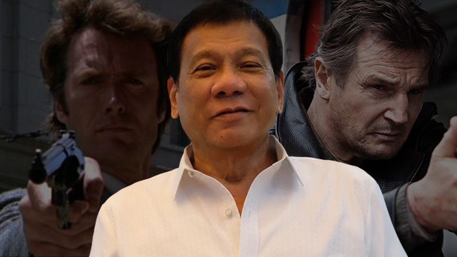 Duterte turns to ‘Dirty Harry’, ‘Taken’ to defend drug war