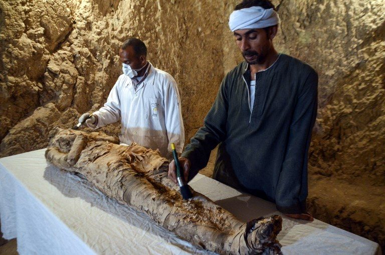 Egypt archaeologists discover mummy in Luxor