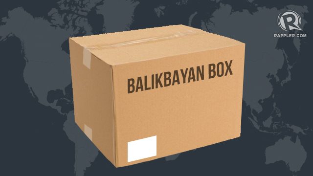 Balikbayan boxes tax-free starting Christmas