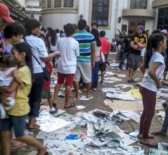 IN PHOTOS: Bags of trash spoil Lent at Antipolo Cathedral