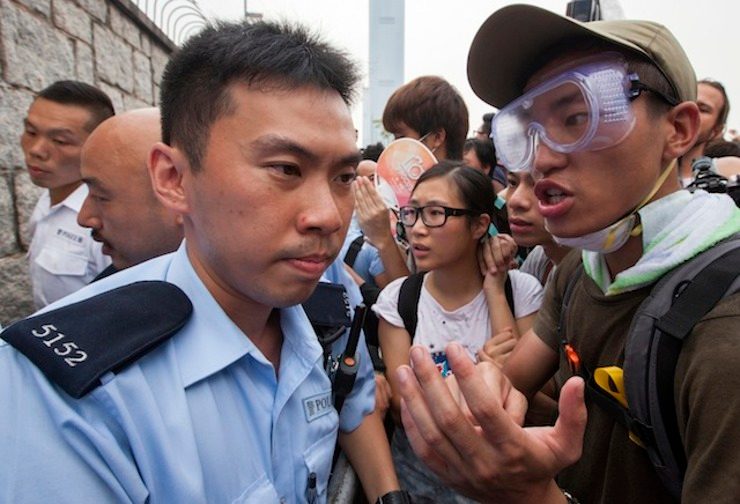 Tensions soar in HK as police bring in rubber bullets