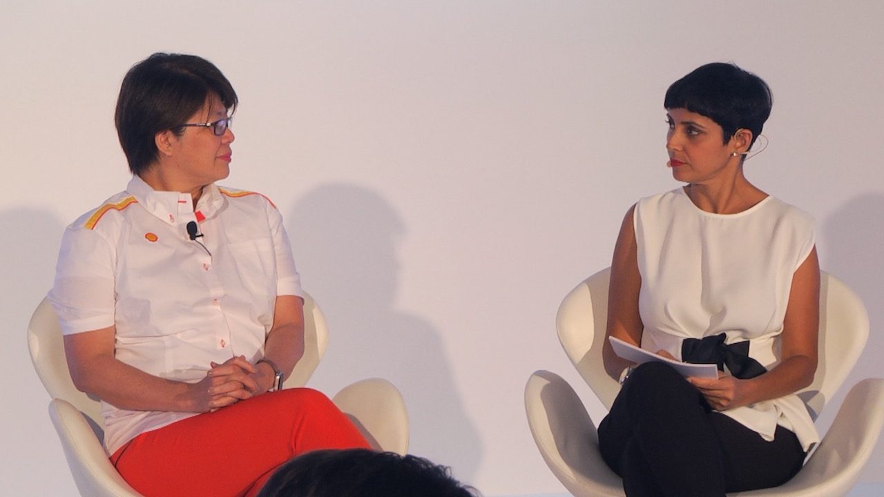 Goh Swee Chen, Chairman, Shell Companies in Singapore and Vice President, City Solutions – New Energies and host, Anita Kapoor 