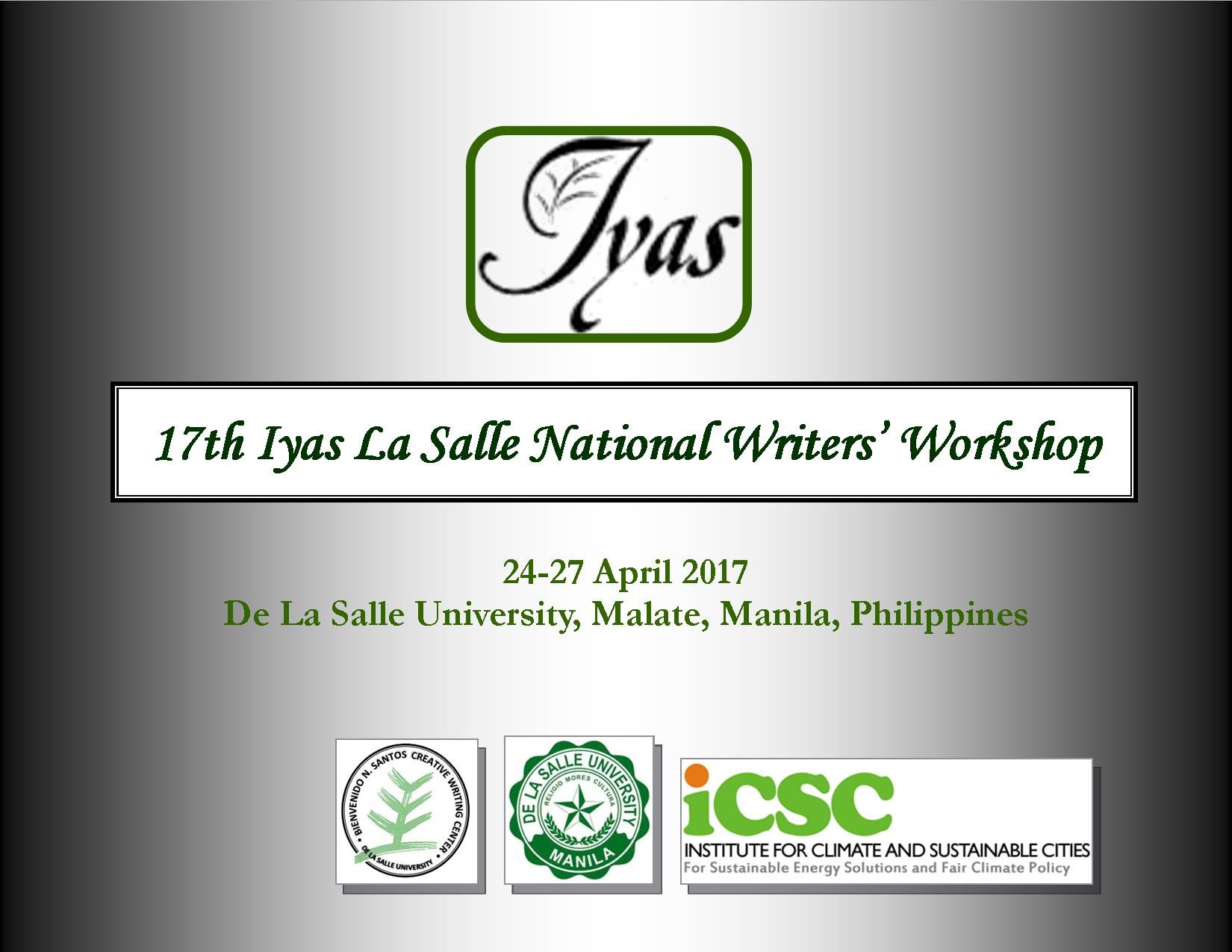 DLSU announces 17th IYAS La Salle National Writers’ Workshop