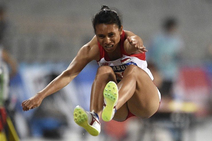 Surprise gold for Indonesia from ‘inspired’ long jumper