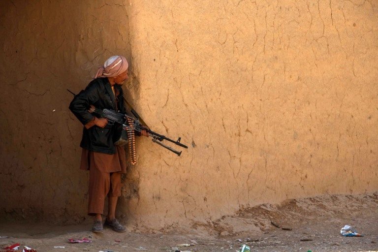 16 Afghan police killed in US strike