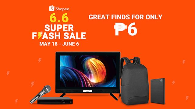 10 things you can buy for only P6.00 at Shopee’s 6.6 super flash sale