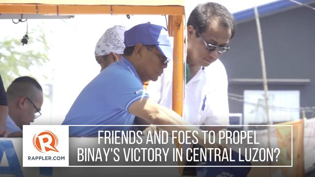 Friends and foes to propel Binay’s victory in Central Luzon?