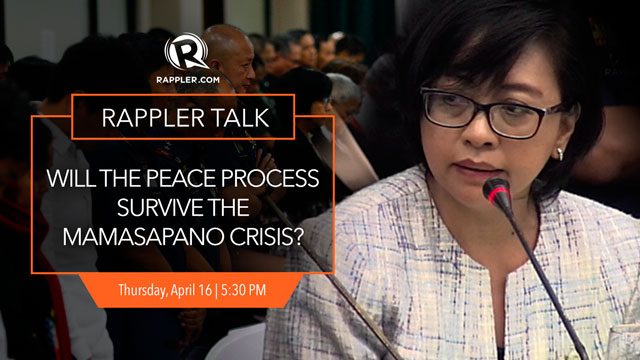 Rappler Talk: Will the peace process survive the Mamasapano crisis?