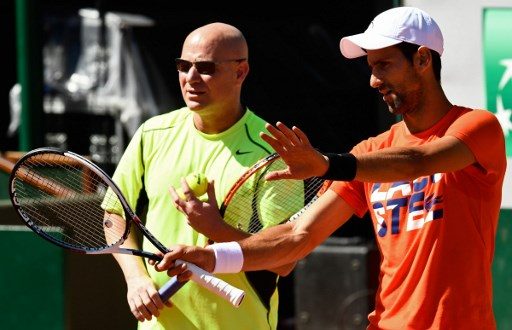 No charge as Agassi works for free with Djokovic