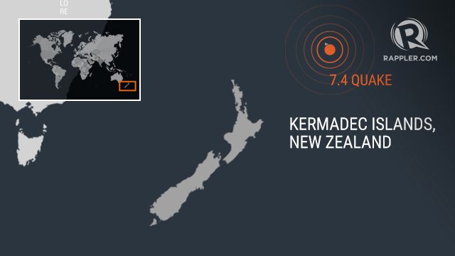 Powerful magnitude 7.4 earthquake strikes north of New Zealand