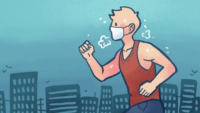 Is it safe to exercise while wearing a mask?
