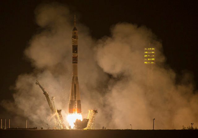Crew with newest woman cosmonaut blasts off for ISS