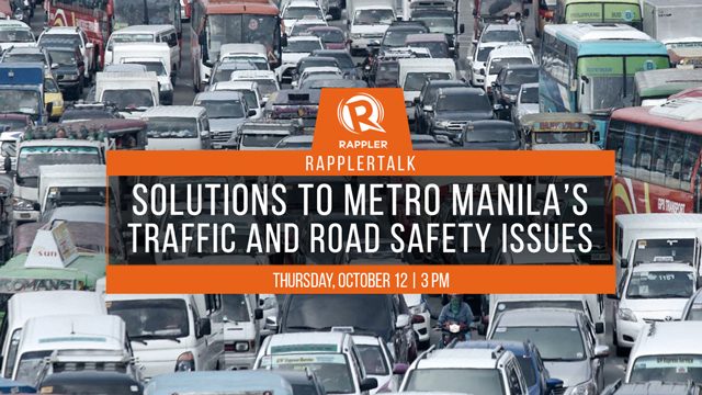 Rappler Talk: Solutions to Metro Manila traffic and road safety issues