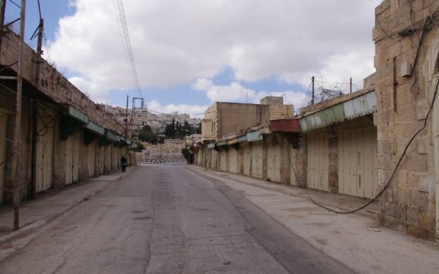 The deserted Shuhada street