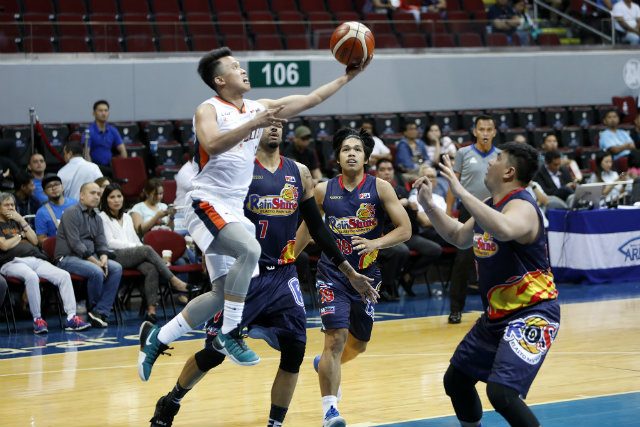 Meralco thwarts Rain or Shine to stay undefeated