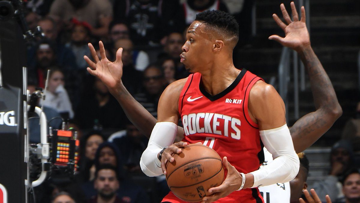 Westbrook scores 40 in Rockets’ win over the Clippers